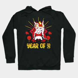 Good Luck Zodiac Happy Chinese New Year of the Rabbit Hoodie